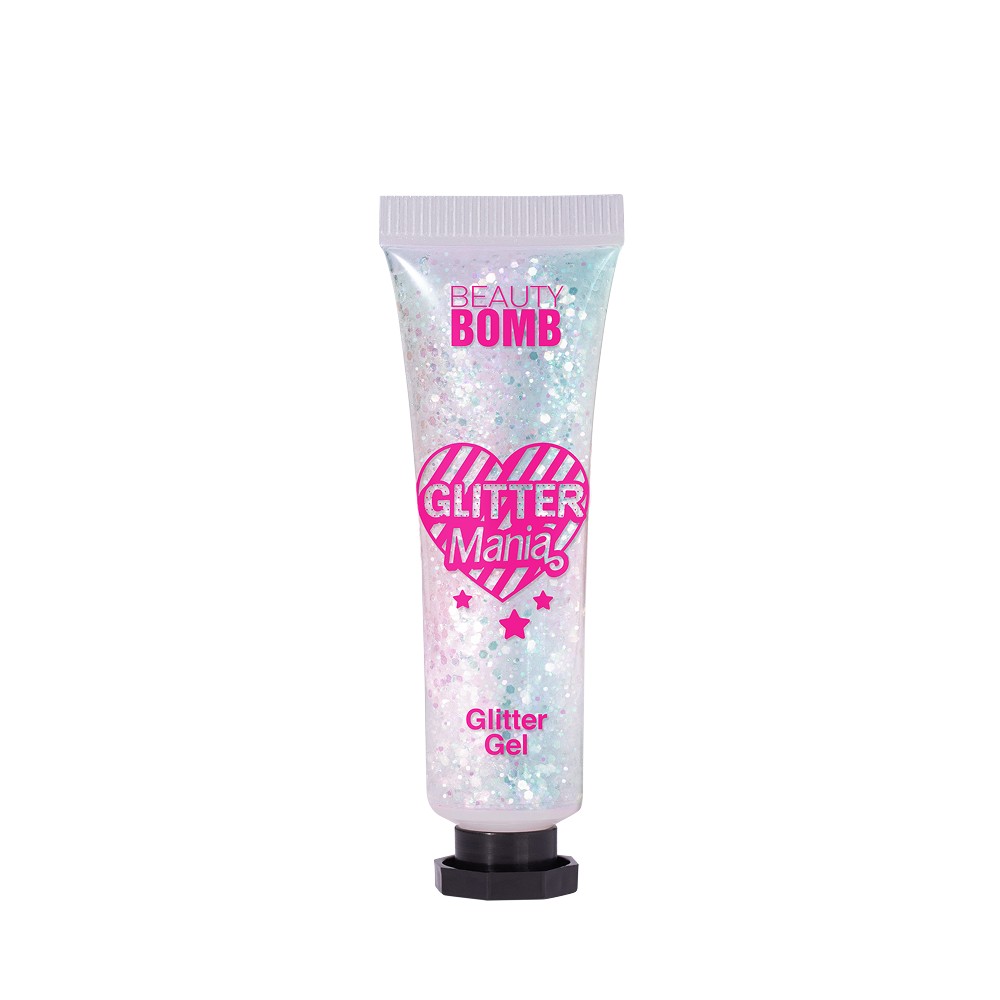 Глиттер гель для лица Beauty Bomb Glitter Mania 01 3г. Фото 1.