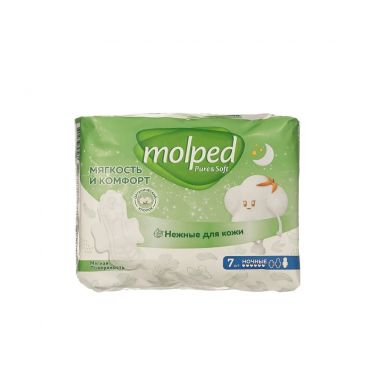 Женские прокладки Molped Pure&Soft Ночные 7шт.