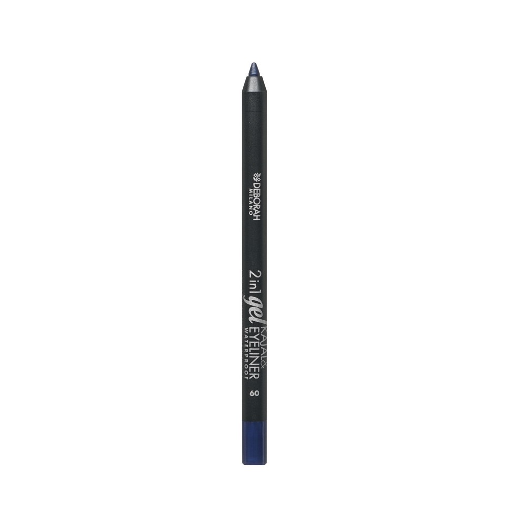 Карандаш для век DEBORAH Milano 2 in 1 Gel Kajal Eyeliner waterproof 09 1,4г. Фото 2.