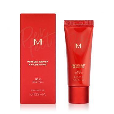 BB крем для лица Missha Perfect Cover RX " Естественное покрытие " SPF 42/PA+++ 25 20мл.