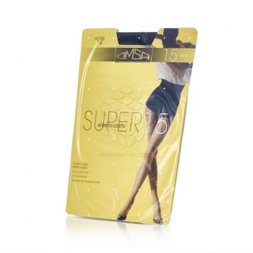 Женские колготки Omsa Super 15den Nero 2 размер.