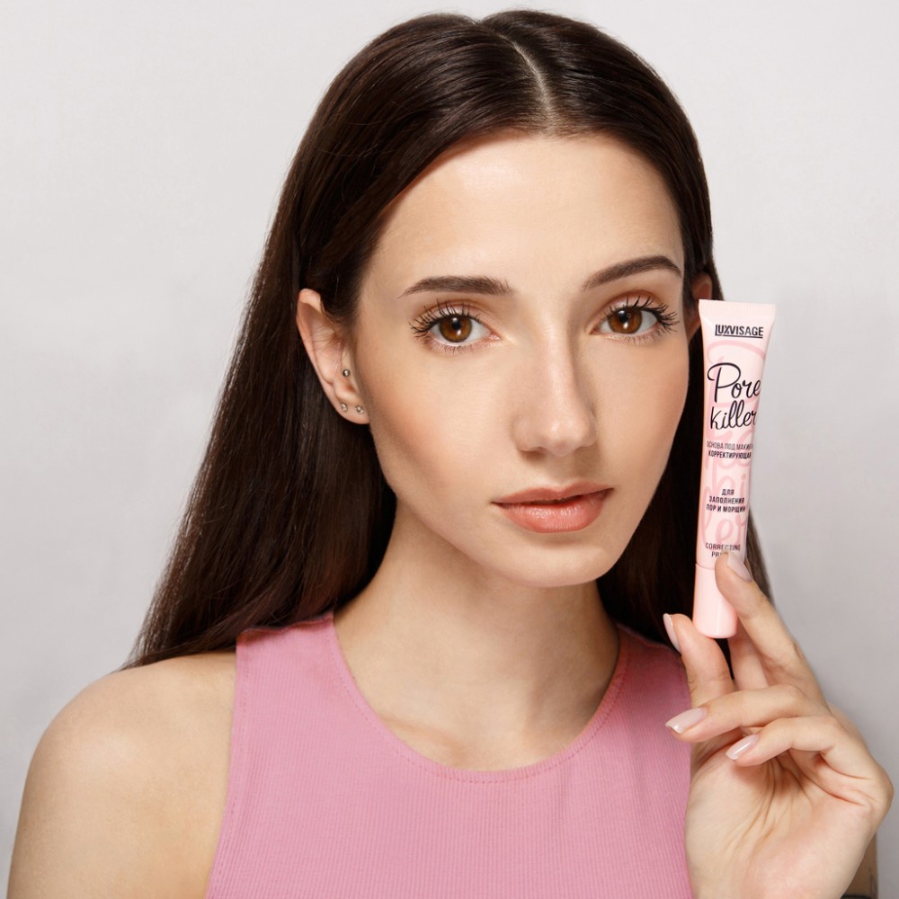 Корректирующая основа под макияж Luxvisage Pore Killer для заполнения пор и морщин 20г. Фото 5.