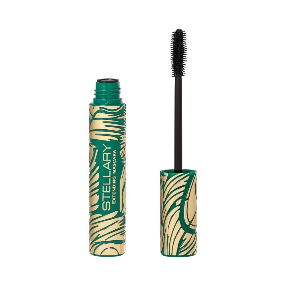 Влагостойкая удлиняющая термотушь для ресниц Stellary Extending mascara Wild Black 01 9мл. Фото 4.