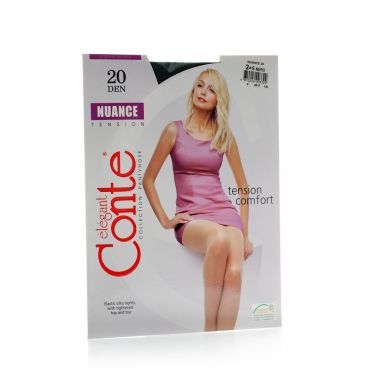 Женские колготки Conte Nuance 20den Nero 2 размер.