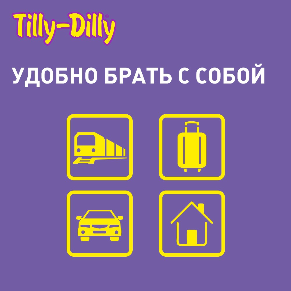 Детские влажные салфетки Tilly-Dilly " алоэ " 72шт Вид№8