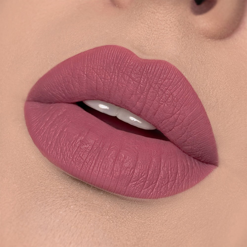 Жидкая помада для губ Luxvisage Matt Tattoo No transfer матовая 104 Lilac nude. Фото 4.