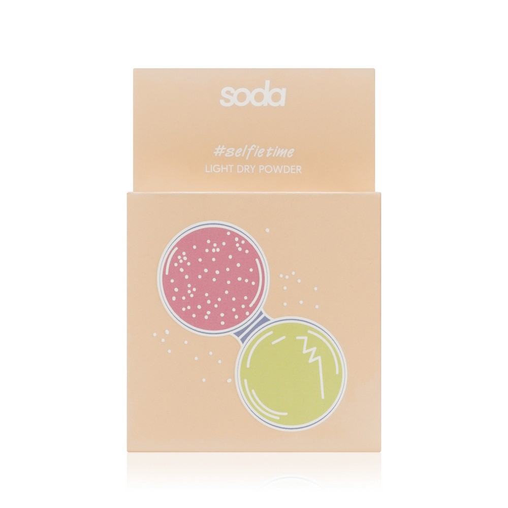 Пудра для лица Soda Light Dry Powder #selfietime 104 , 8,5г. Фото 1.