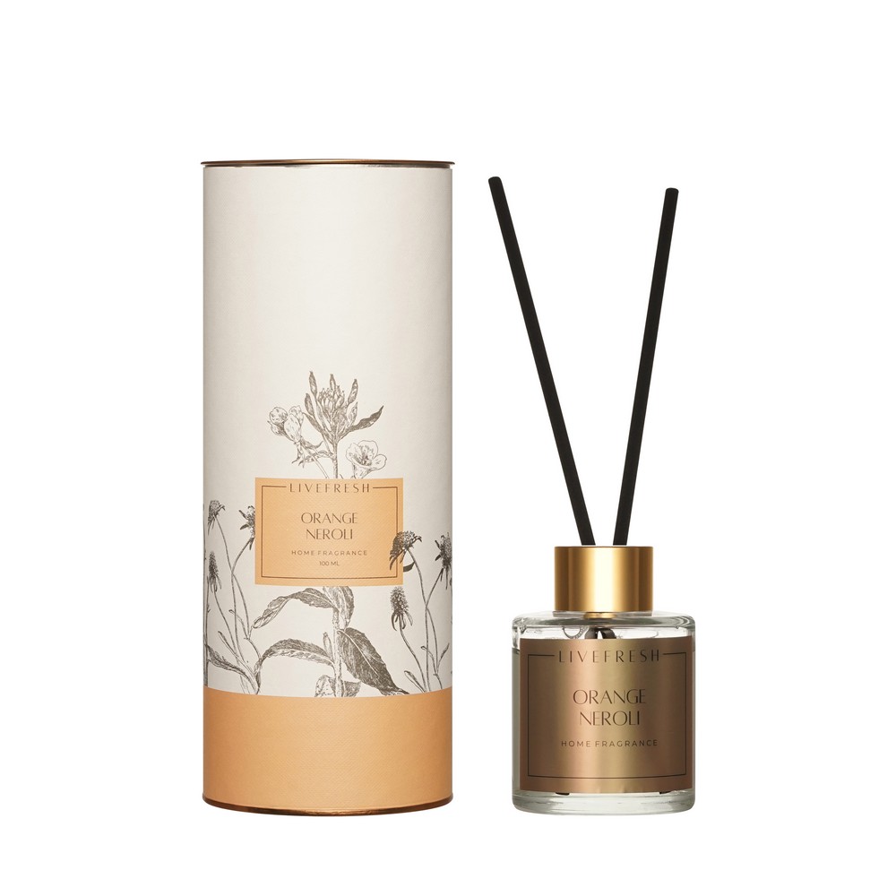 Ароматический диффузор LiveFresh Orange Neroli 100мл. Фото 1.