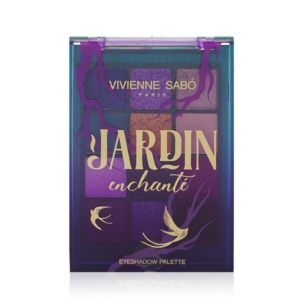 Палетка теней для век Vivienne Sabo Histoires Infernales " Jardin Enchante " 12 оттенков 12г. Фото 1.
