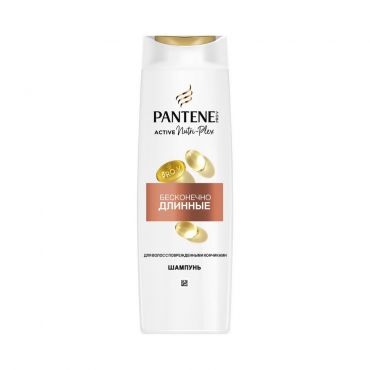 Шампунь для волос с поврежденными кончиками Pantene Pro-V Бесконечно длинные 400мл.