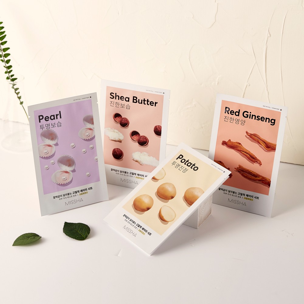 Увлажняющая маска для сухой кожи Missha Shea Butter с маслом Ши 19г. Фото 7.