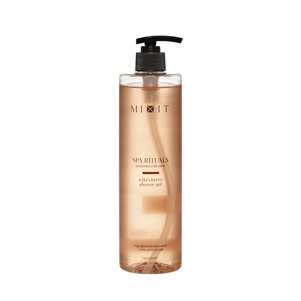 Парфюмированный гель для душа Mixit Spa Rituals Wild cherry 500мл. Фото 1.