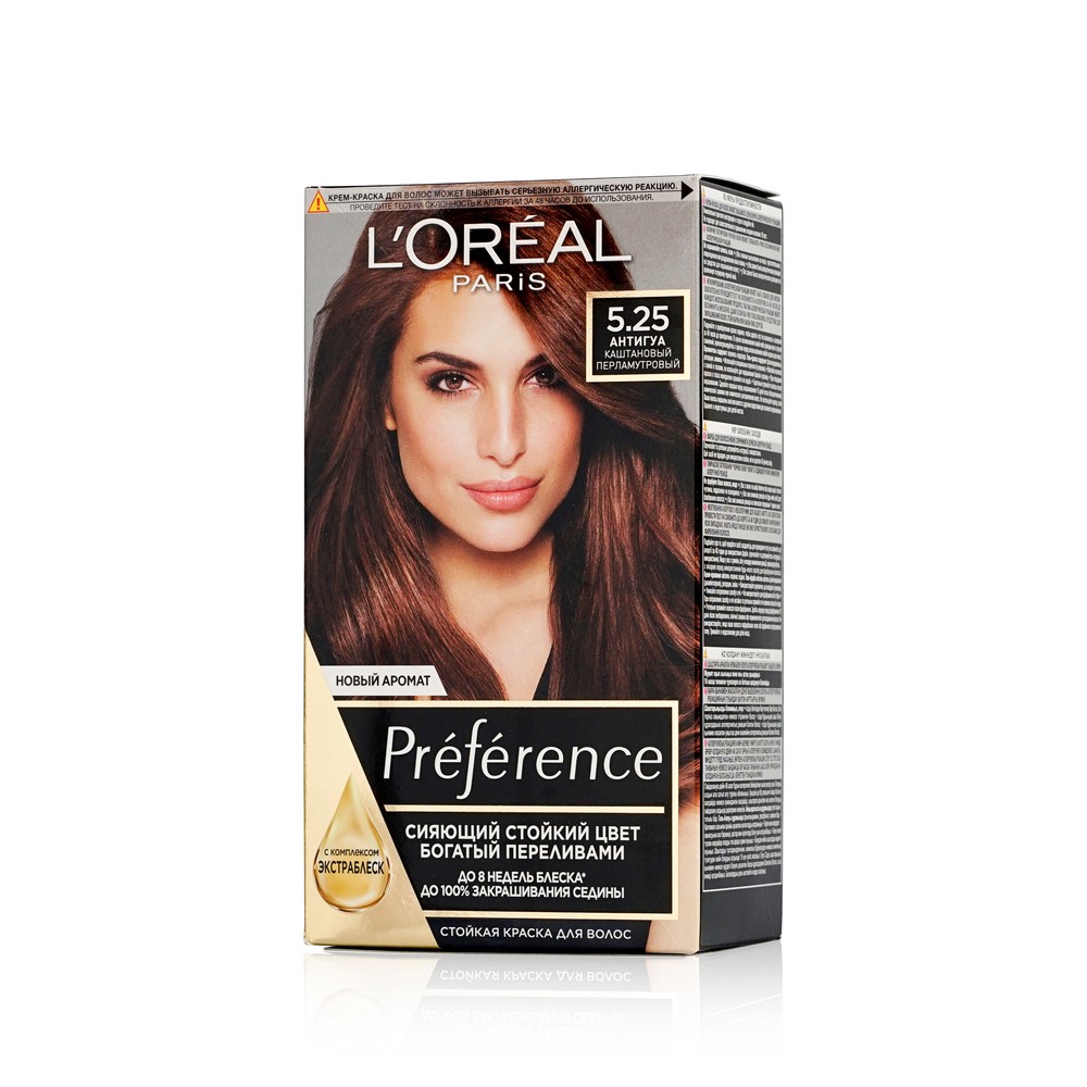 Краска для волос L'Oreal Paris Preference стойкая 5.25 Антигуа