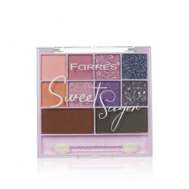 Палетка теней для век и бровей Farres Sweet Suger 03 14,3г.