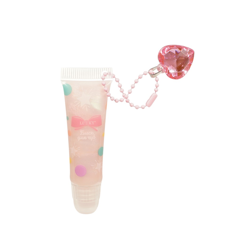 Детский блеск для губ Lukky Charmy Gloss Розовый 3+ 5мл. Фото 3.