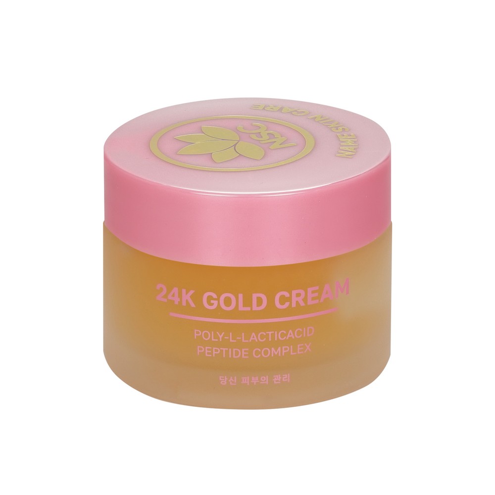 Омолаживающий крем - гель для лица NSC 24K Gold Cream с золотом и полимолочной кислотой 50мл. Фото 5.