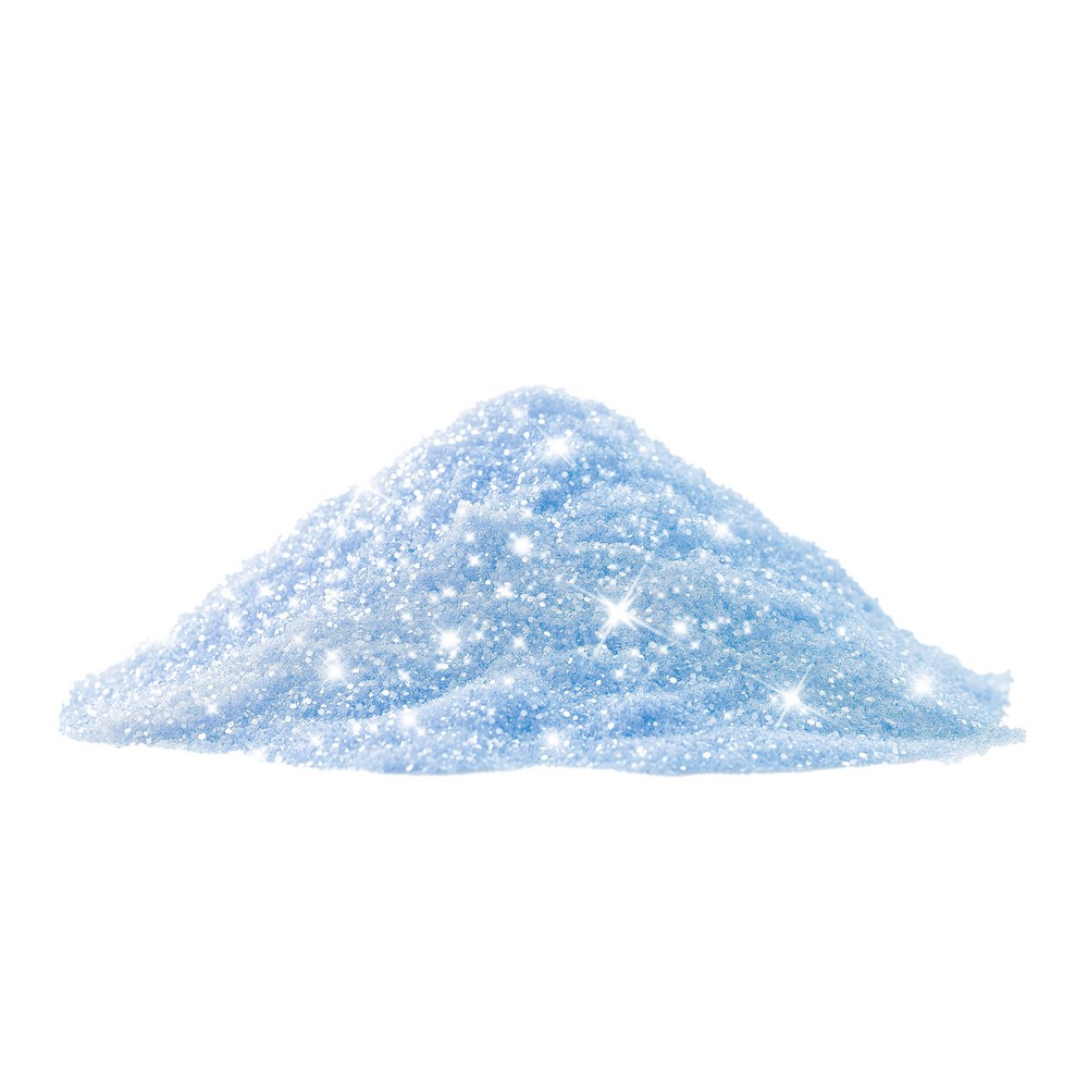 Пудра космическая для ванны Baffy Купайся весело лазурная 3+ 50г. Фото 4.