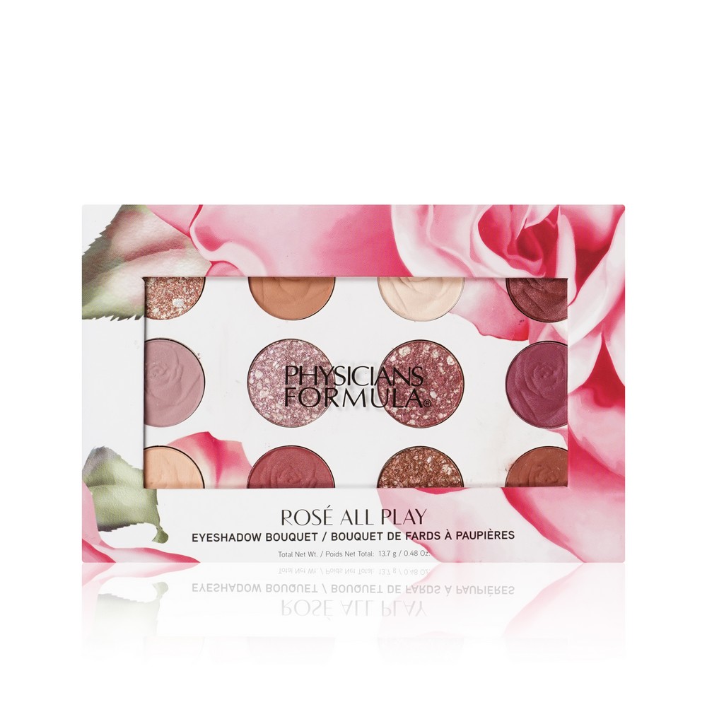 Палетка теней для век Physician's Formula Rose All Play Eyeshadow Bouquet 12 оттенков Rose 13,7г