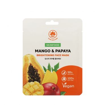 Маска для лица NSC Mango & Papaya 22г.