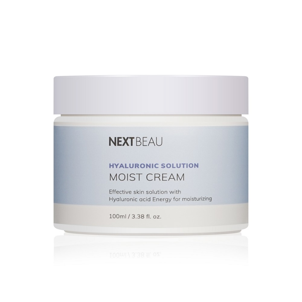 Увлажняющий крем для лица Nextbeau Hyaluronic Solution " Moist Cream " с гиалуроновой кислотой 100мл. Фото 2.