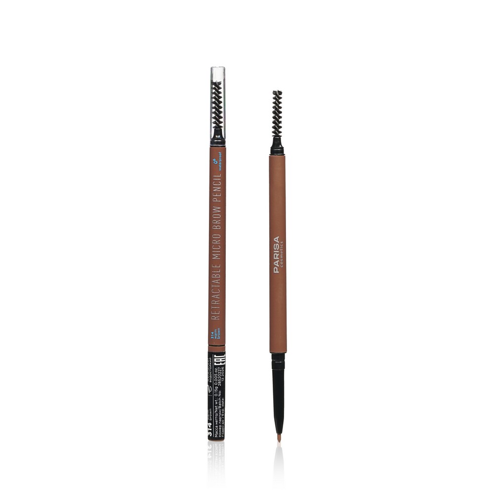 Автоматический карандаш для бровей Parisa Cosmetics Retractable Micro Brow Pencil 314 0,02г. Фото 1.