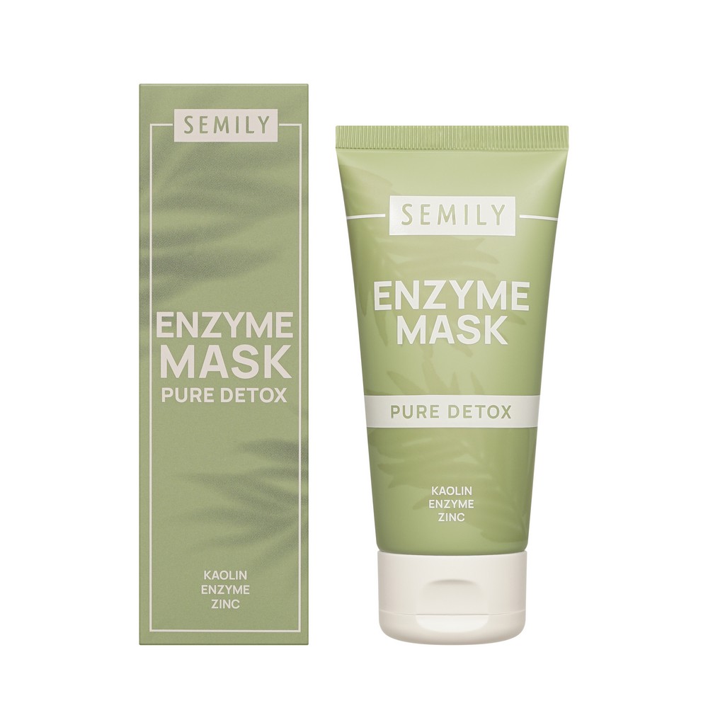Энзимная маска для лица SEMILY Enzyme Mask Pure Detox 50мл. Фото 1.
