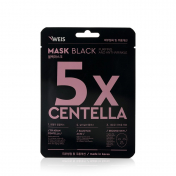 Маска для лица WEIS Black mask " 5X centella " с центеллой азиатской и салициловой кислотой 25г.