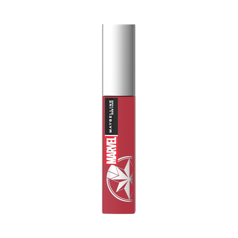 Стойкая жидкая помада для губ Maybelline New York Superstay Matte Ink Marvel 80 Властитель 5мл. Фото 1.