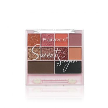 Палетка теней для век и бровей Farres Sweet Suger 01 14,3г.