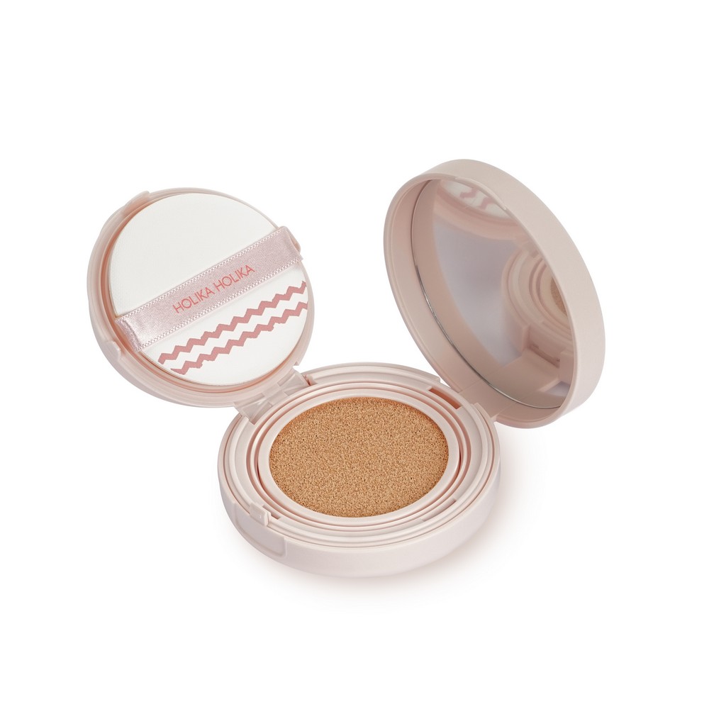 Матирующий кушон для лица Holika Holika Holi Pop Blur Lasting Cushion 01 13г. Фото 7.