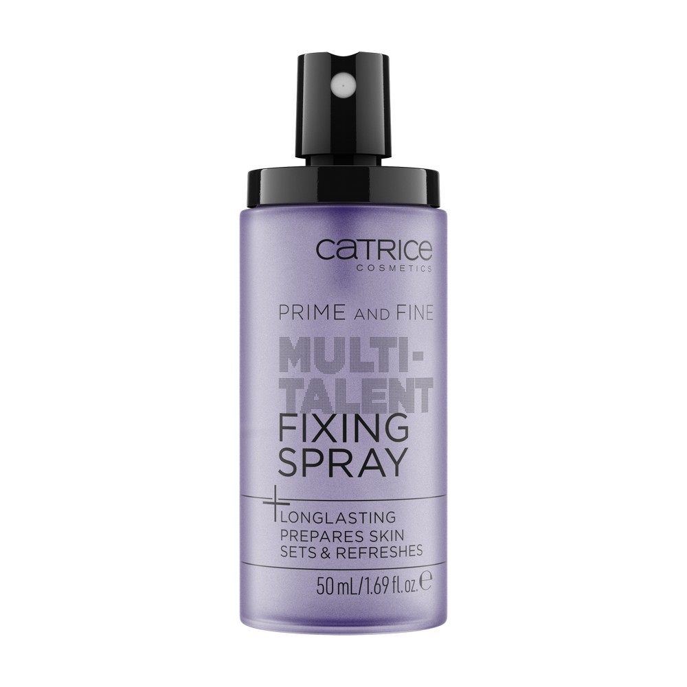 Фиксирующий спрей для лица Catrice Prime And Fine Multitalent 50мл. Фото 2.