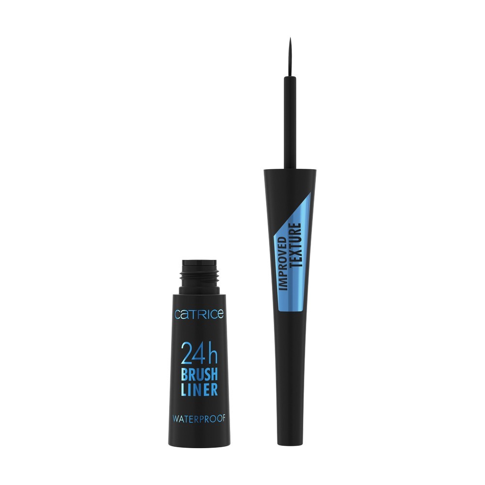 Водостойкая подводка для век Catrice 24h Brush Liner Waterproof 010 3мл. Фото 2.