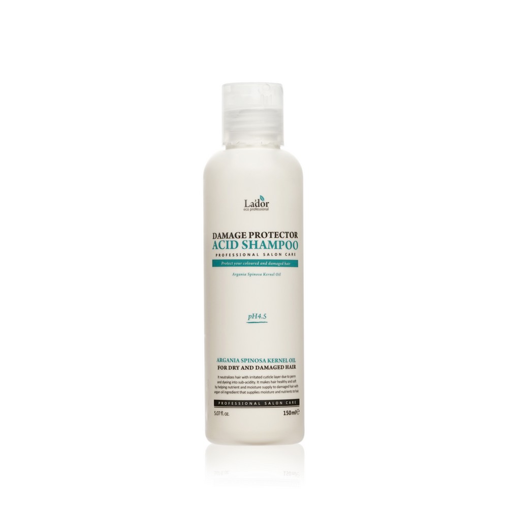 Шампунь для волос La'dor Damage Protector Acid Shampoo с аргановым маслом 150мл. Фото 1.
