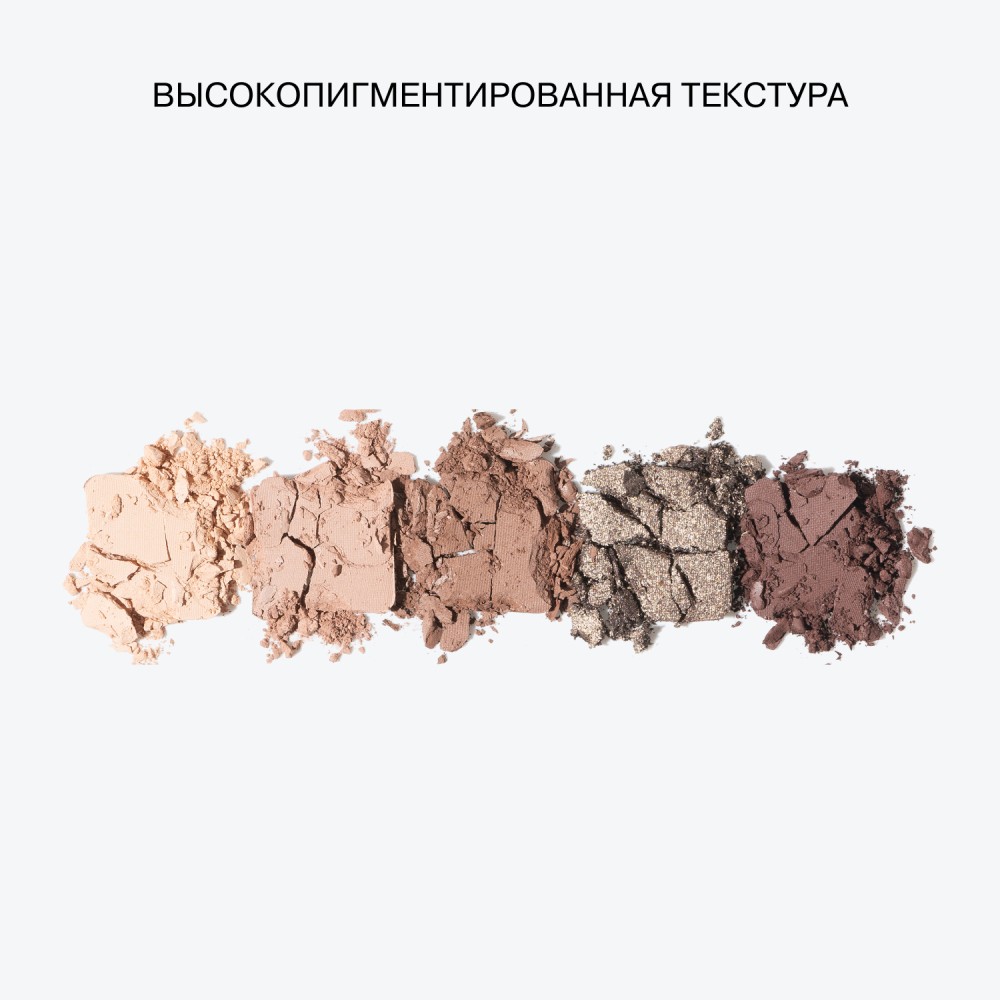 Палетка теней для век Influence Beauty Color Algorithm 049 5 оттенков 02 , 5г. Фото 7.