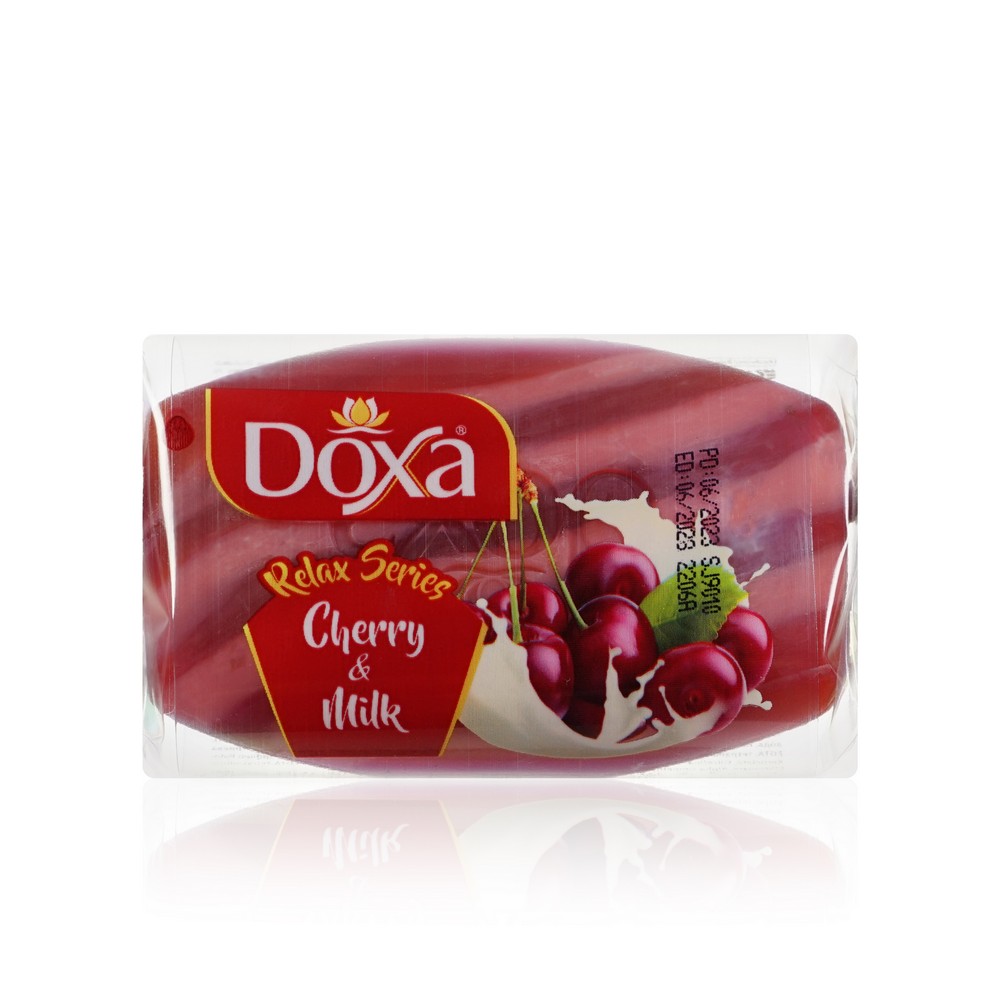 Мыло туалетное Doxa Relax series " Cherry & Milk " 80г. Фото 1.