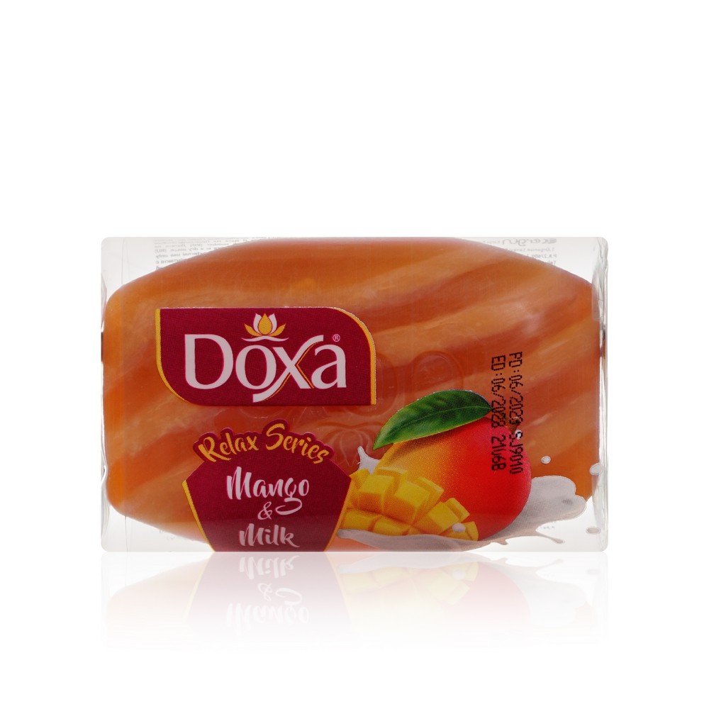 Мыло туалетное Doxa Relax series " Mango & Milk " 80г. Фото 1.