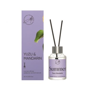 Ароматический диффузор Aroma Harmony Summer Yuzu mandarin 60мл.