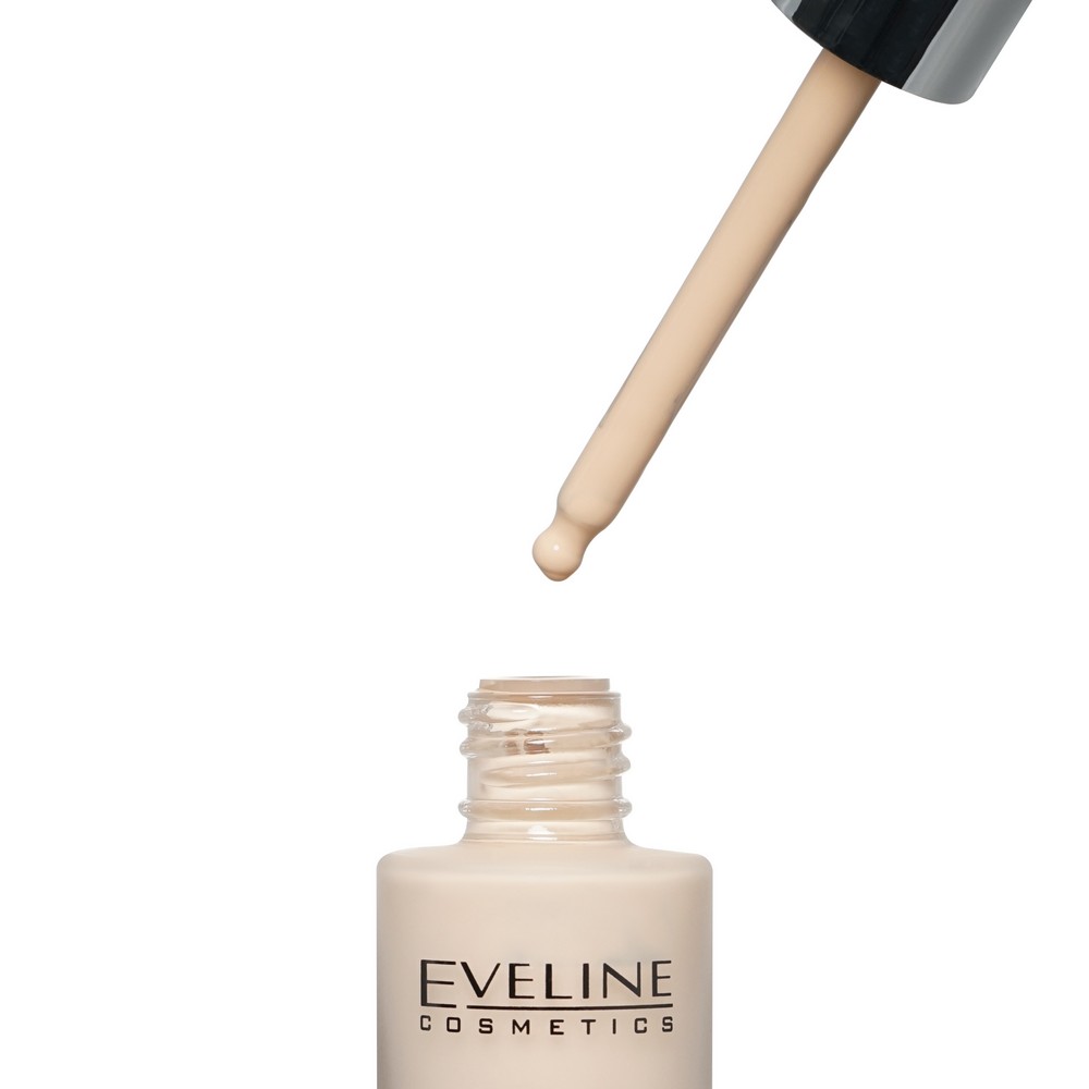 Тональный крем для лица Eveline Liquid control 010 Light beige 32мл Вид№3