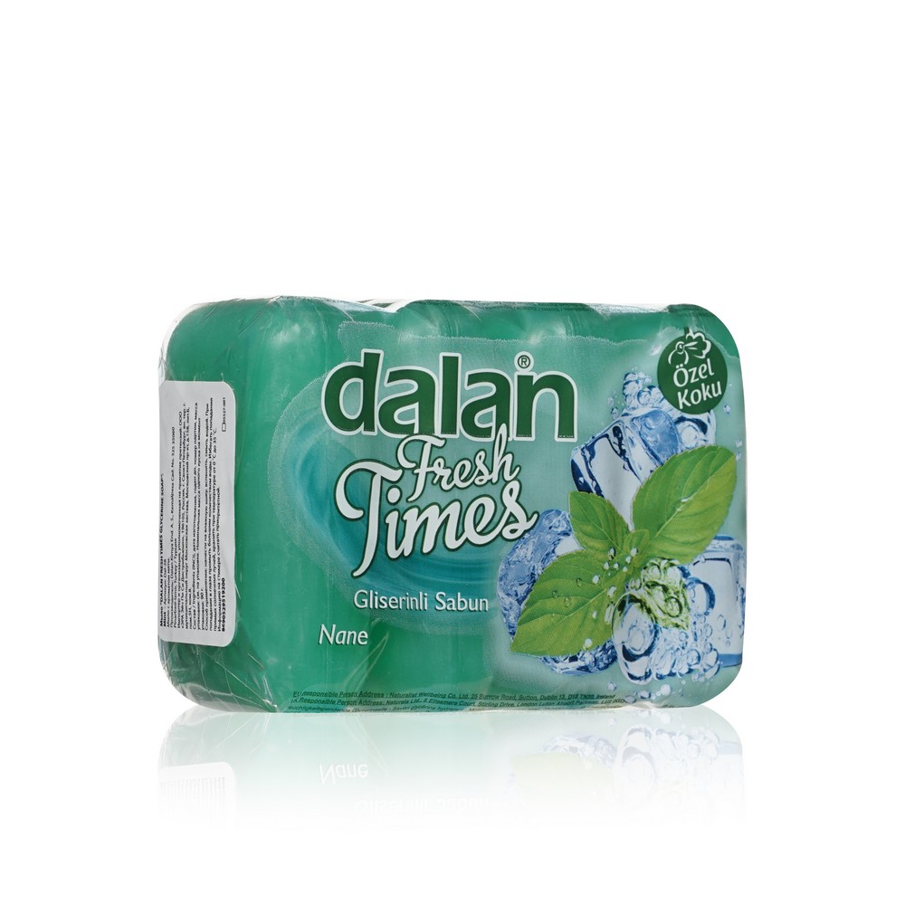 Мыло туалетное Dalan Fresh Times " Mint " 4*90г Вид№2