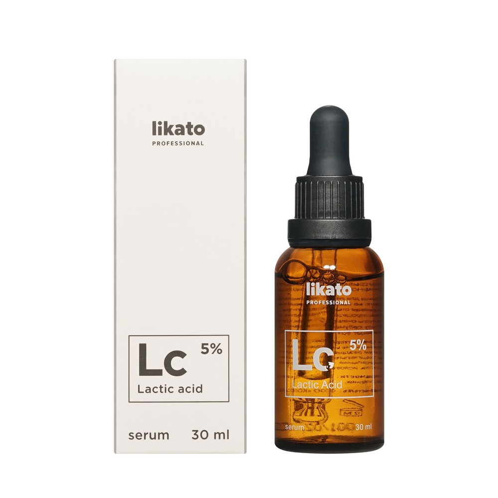 Сыворотка - концентрат с молочной кислотой Likato Professional Lc 5% 30мл. Фото 1.