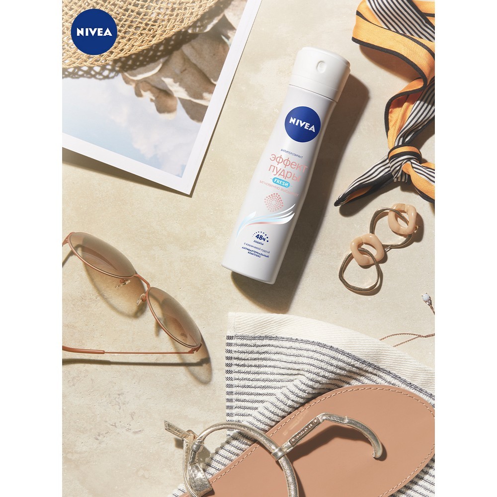 Женский дезодорант - антиперспирант NIVEA Эффект пудры Fresh 150мл. Фото 6.