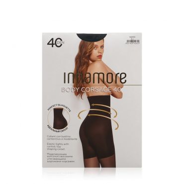 Женские колготки Innamore Body Corsage 40den Nero 4 размер.