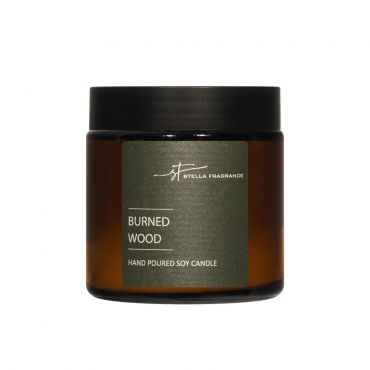 Свеча ароматическая Stella Fragrance Burned wood 90г.