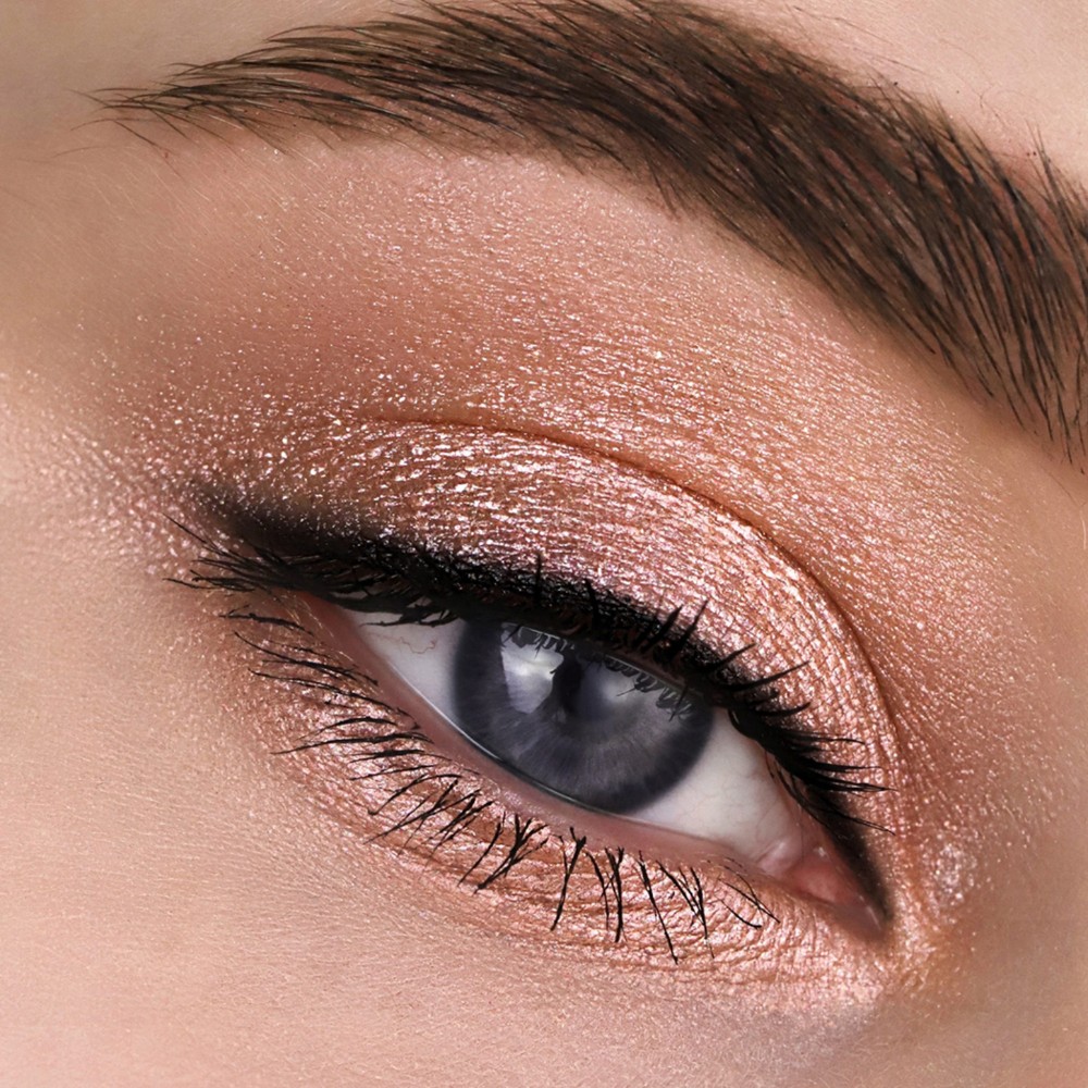 Тени для век Luxvisage Metal hype 2 Золотистый персик 3г. Фото 5.