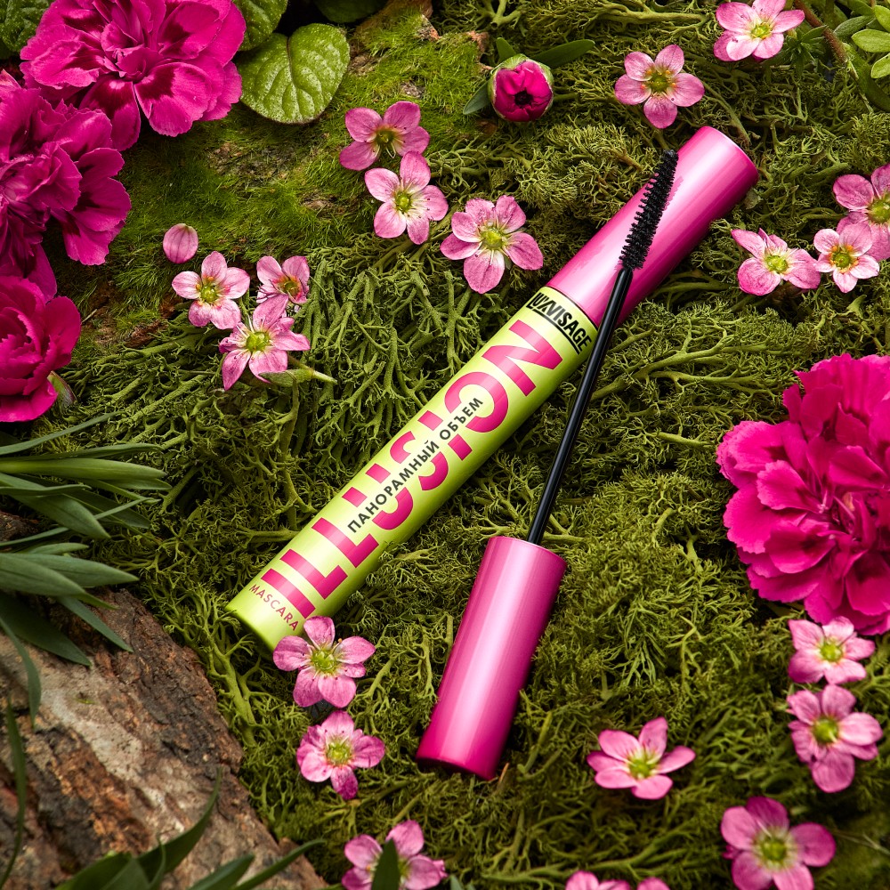 Тушь для ресниц Luxvisage Illusion " Панорамный объём " Черный 8г. Фото 5.