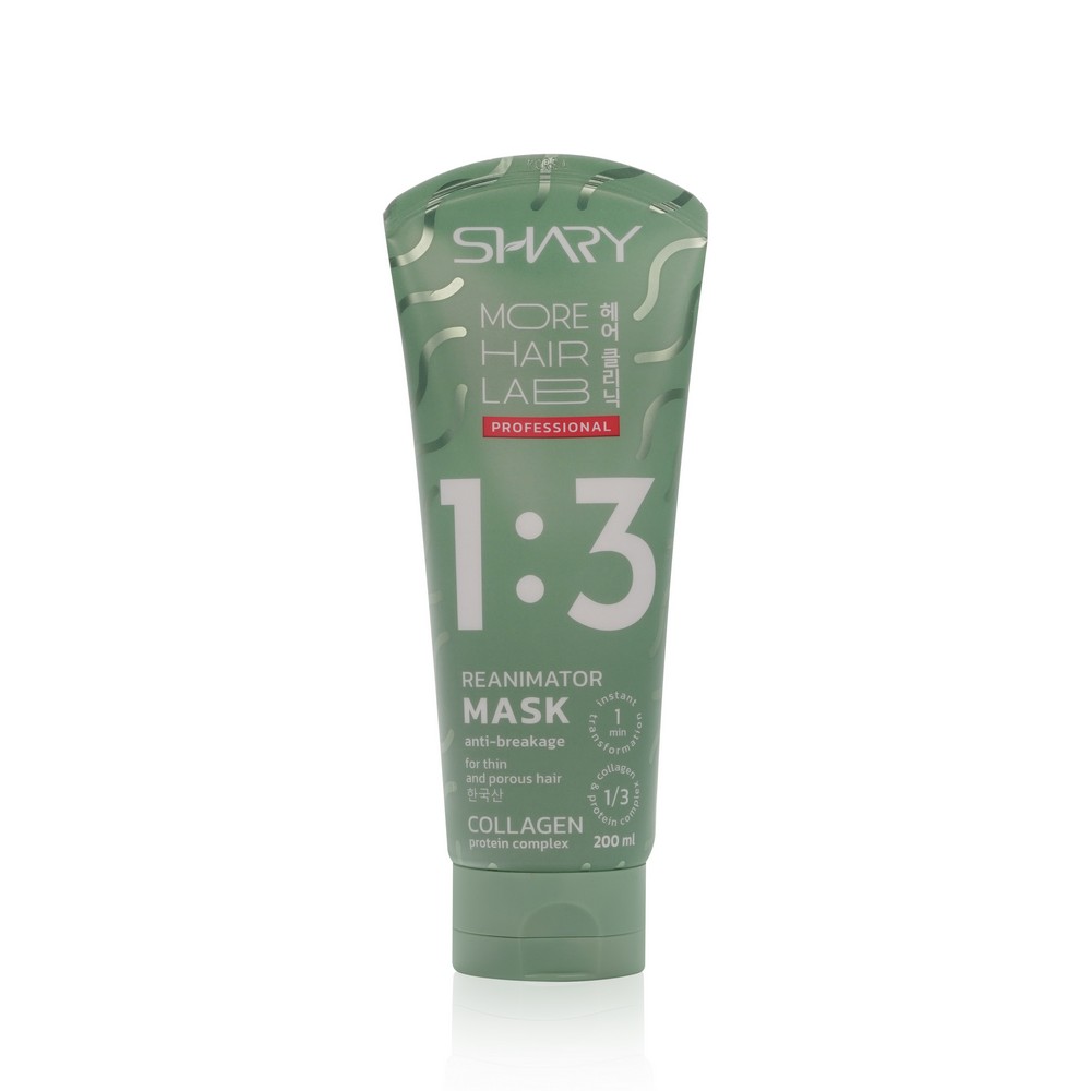 Маска - реаниматор против ломкости для тонких и ломких волос Shary " collagen " 200мл. Фото 1.