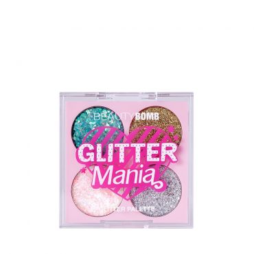 Палетка глиттеров для век Beauty Bomb Glitter Mania 01 3г.