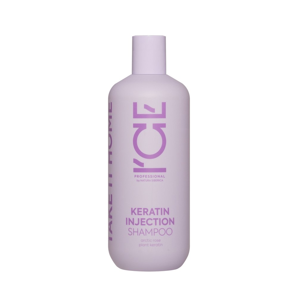 Шампунь для волос ICE Professional by NS Keratin Injection 400мл. Фото 1.