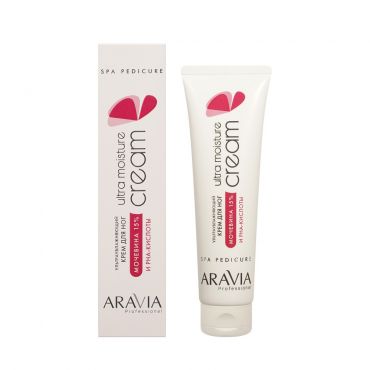 Ультраувлажняющий крем для ног с мочевиной 15% Aravia Professional Ultra moisture cream 100мл.