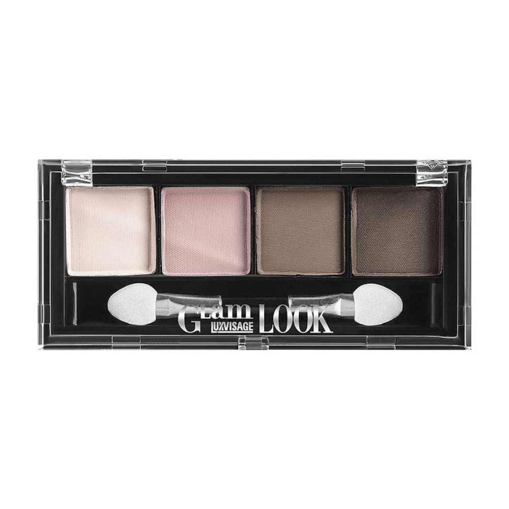 Тени для век Luxvisage Glam Look 4х-цветные 1 4г. Фото 1.